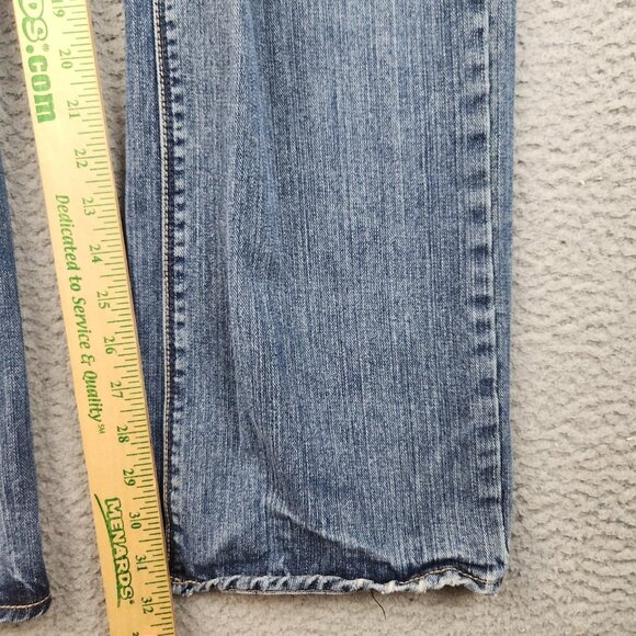 AriZona Jean Co Slim Fit Straight Leg Denim Mens 36x34 Blue Cotton Y2K Pants - Picture 4 of 10